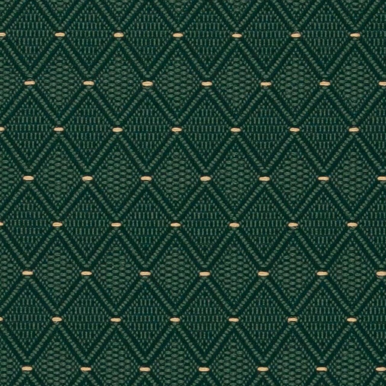 Green Performance Pet Friendly Diamond Small Scale Geometric Woven Pattern Upholstery Fabric by The Yard - SKU: Glenn Emerald